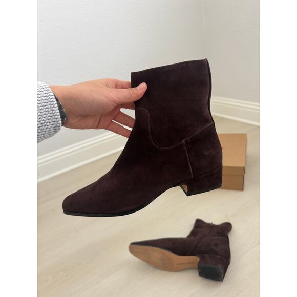 Steve Madden Dusty Boot in Chocolate Brown Suede - Picture 6 of 9